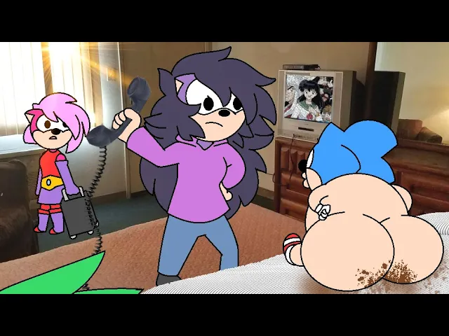 Queen Aleena And Her Kids Go On Vacation And Her Son Sonic Poops On The bed